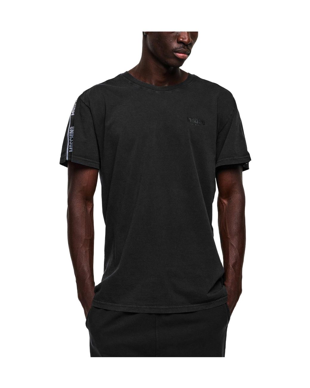 Moschino Black Comfort Regularfit Tshirt for men