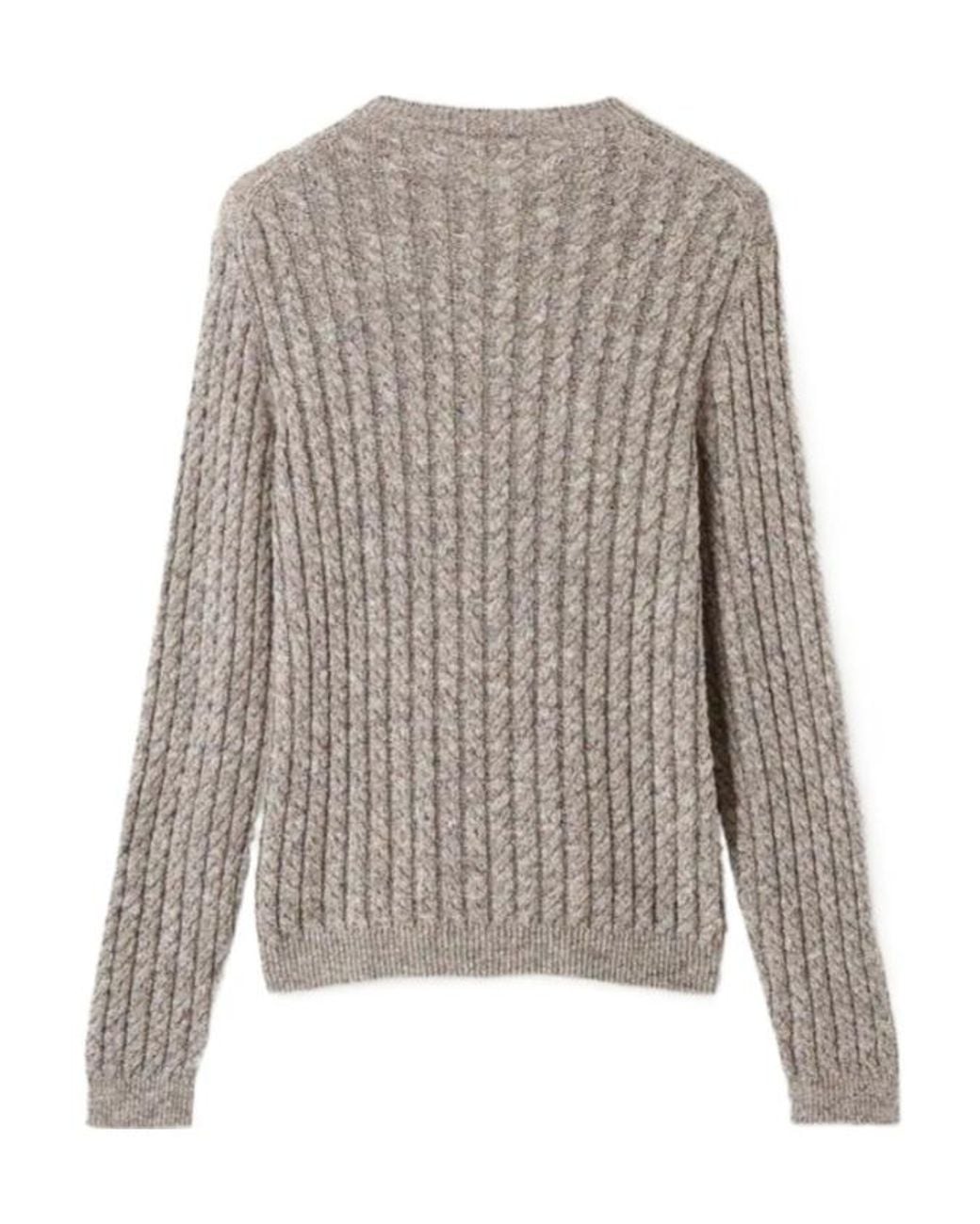 Loro Piana Bay Tree Crewneck in Gray for Men | Lyst