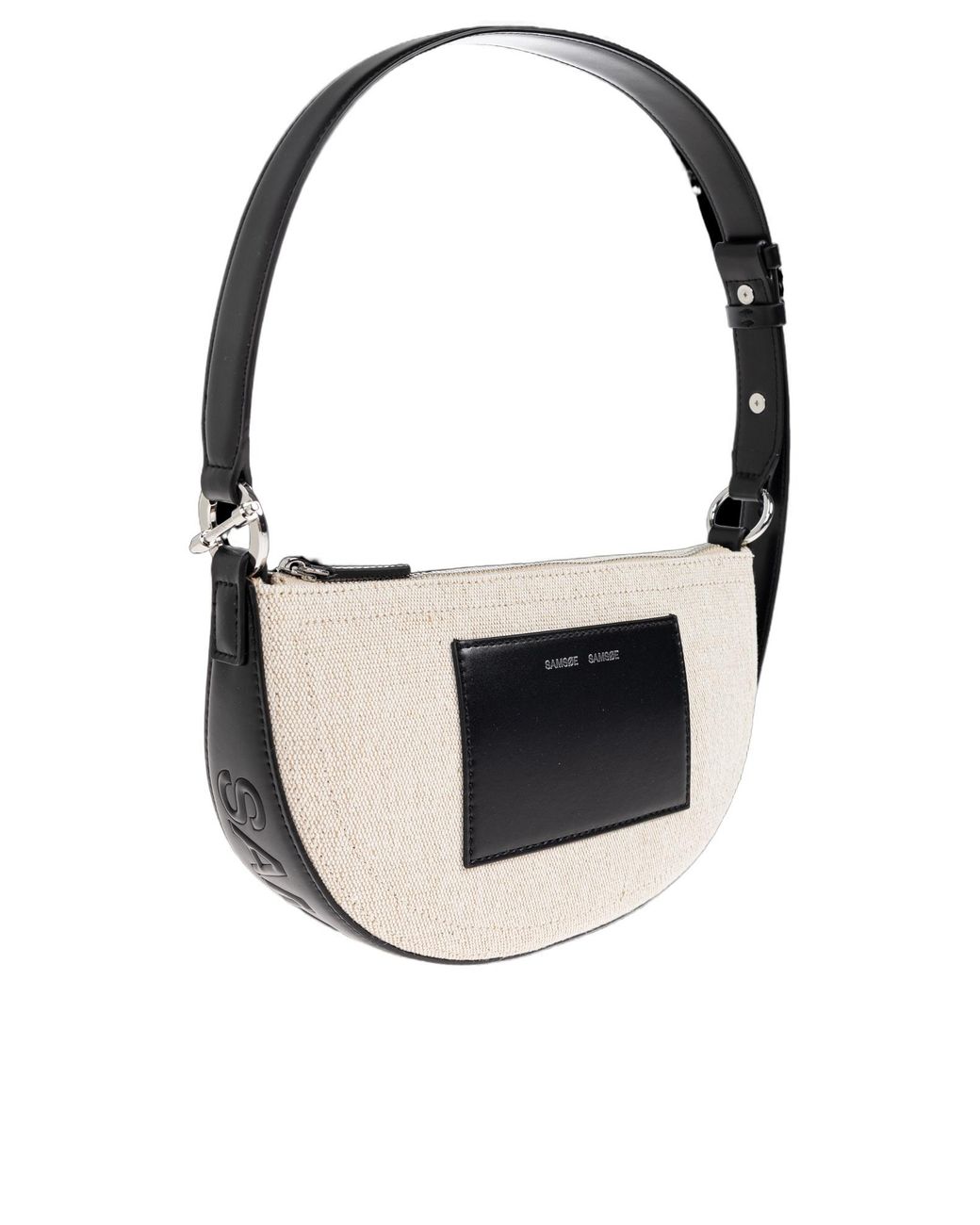 Samsøe & Samsøe Black Samsøe Samsøe Samoon Curved Shoulder Bag