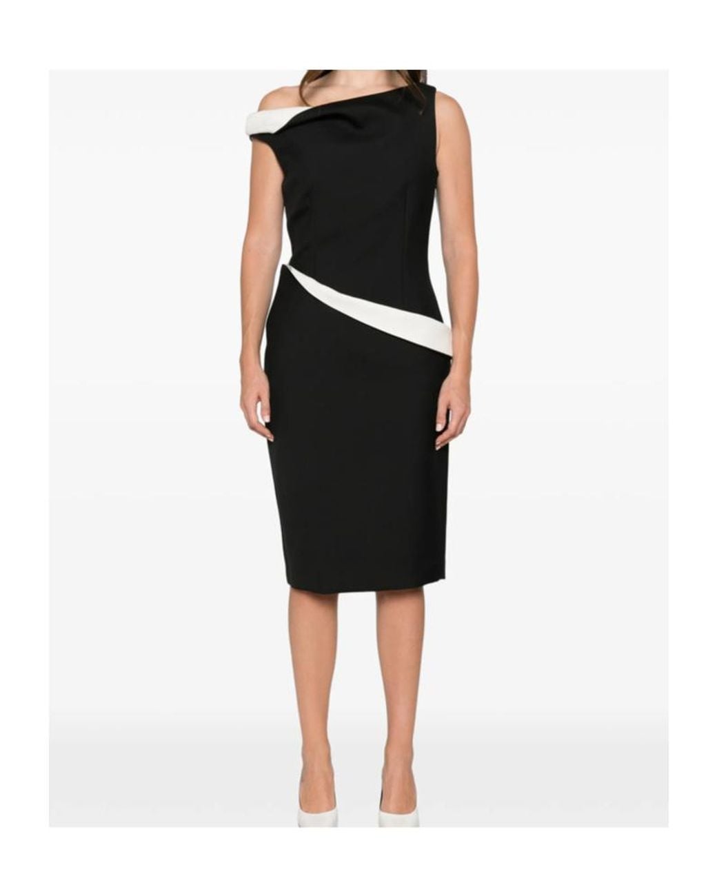 Rohe Black Asymmetrical Dress