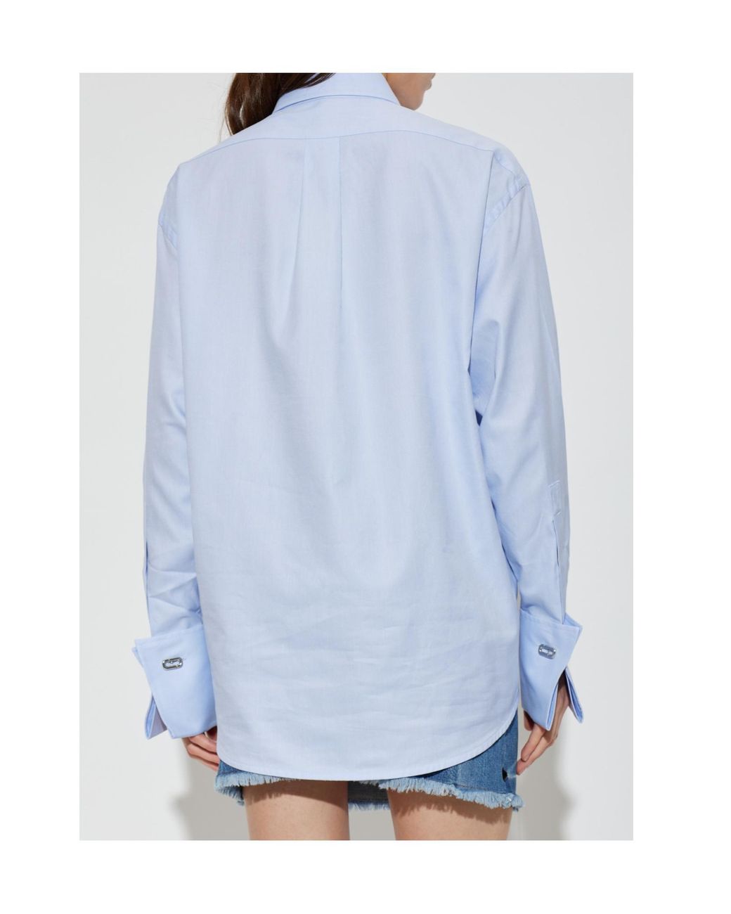 Marc Jacobs Blue Logo Detail Shirt