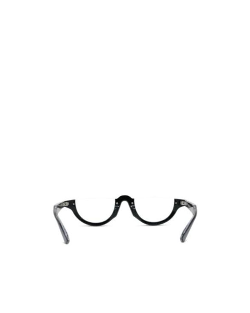 KENZO White Semi-Rimless Non-Prescription Glasses for men