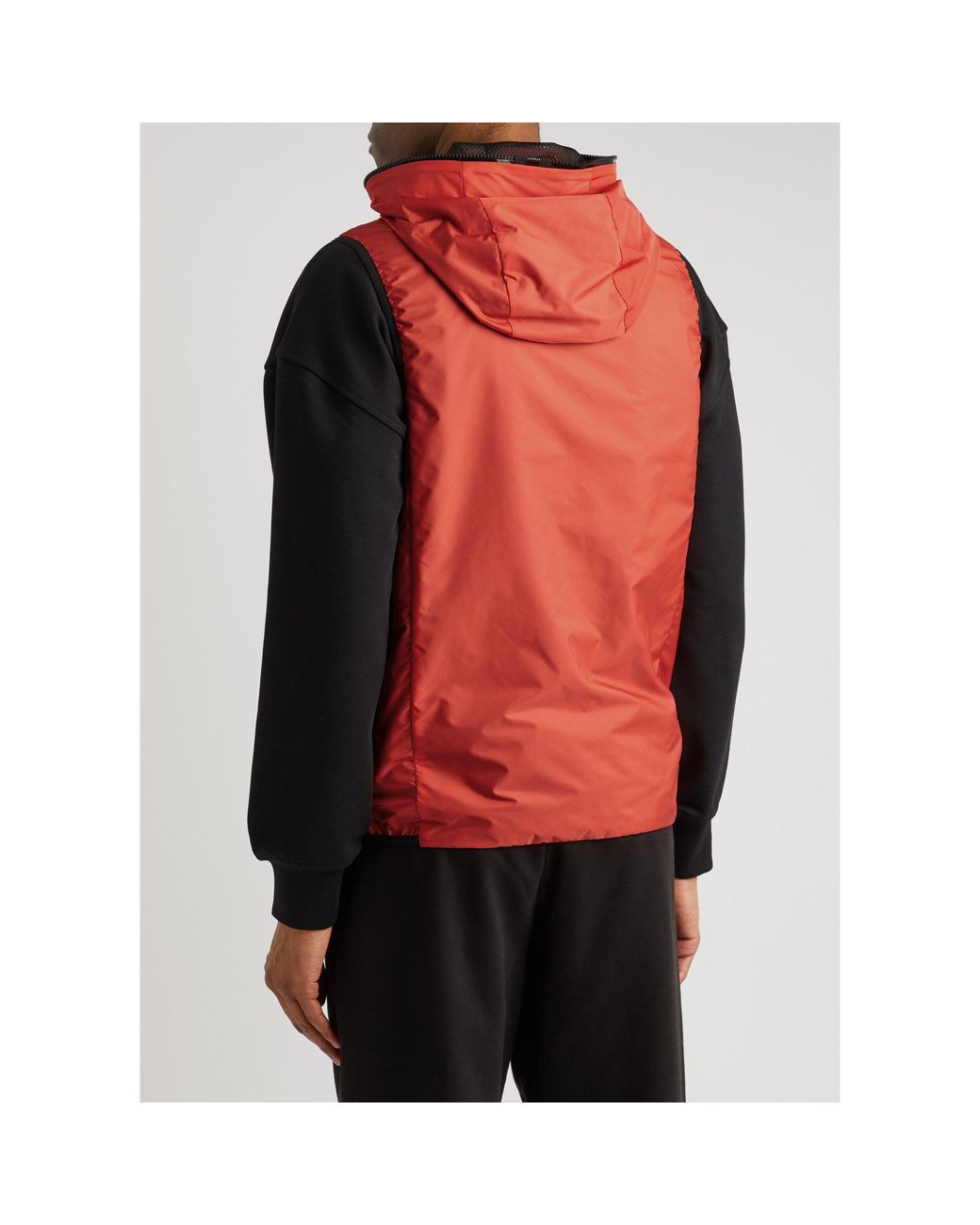 Moncler Red Water-Repellent Lightweight Vest for men
