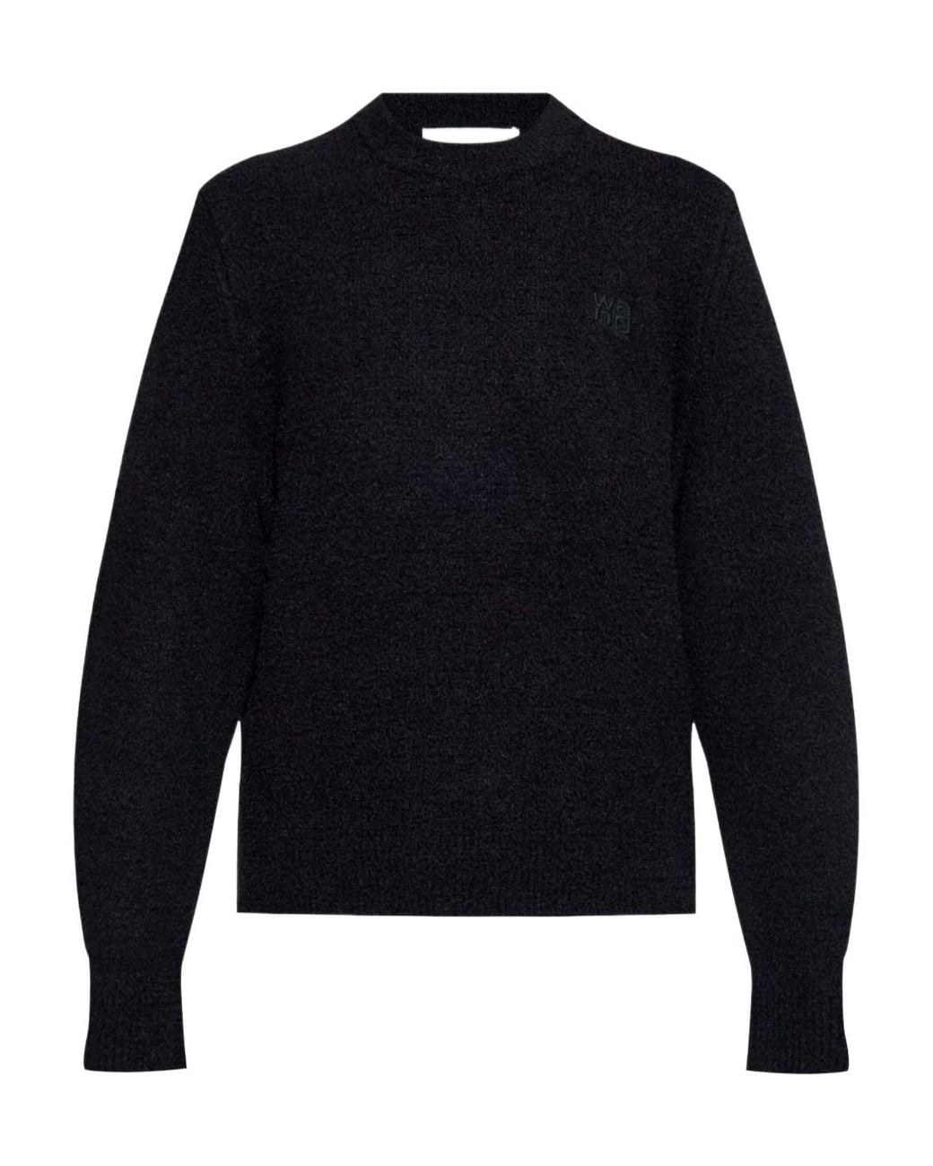 Alexander Wang Blue Textured-Finish Jumper