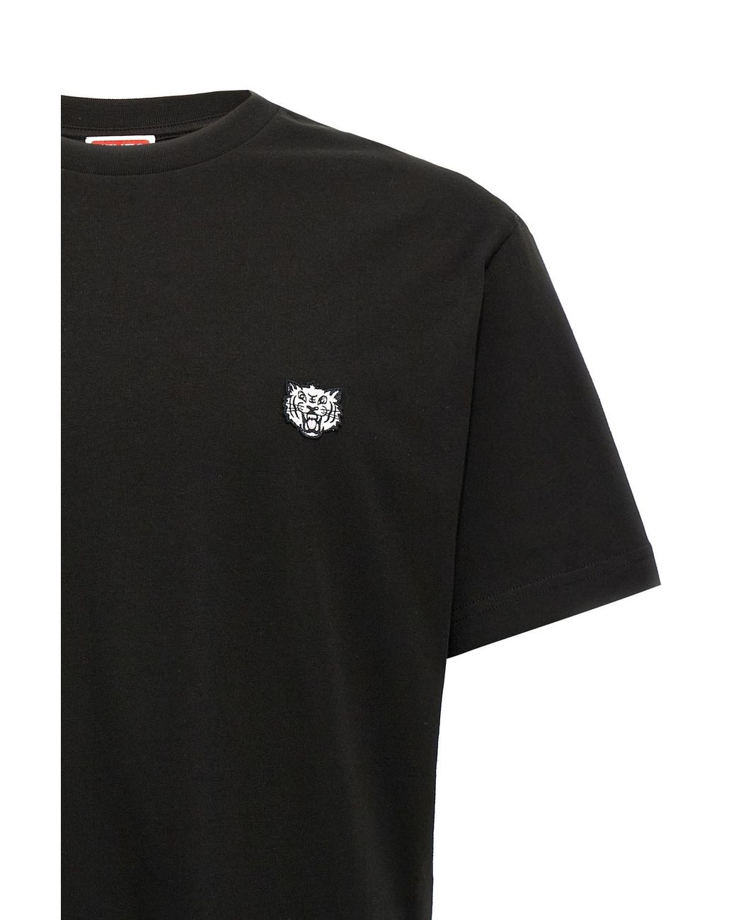 KENZO Black 'happy Tiger' T-shirt for men