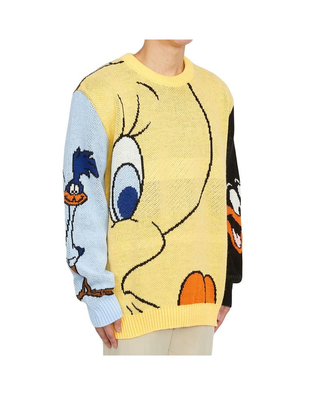 FAMILY FIRST Metallic Long-Sleeved Sweater for men