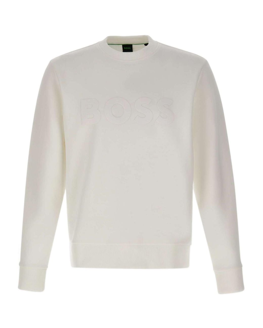Boss Natural Boss Tonal-Logo Crewneck Sweatshirt for men