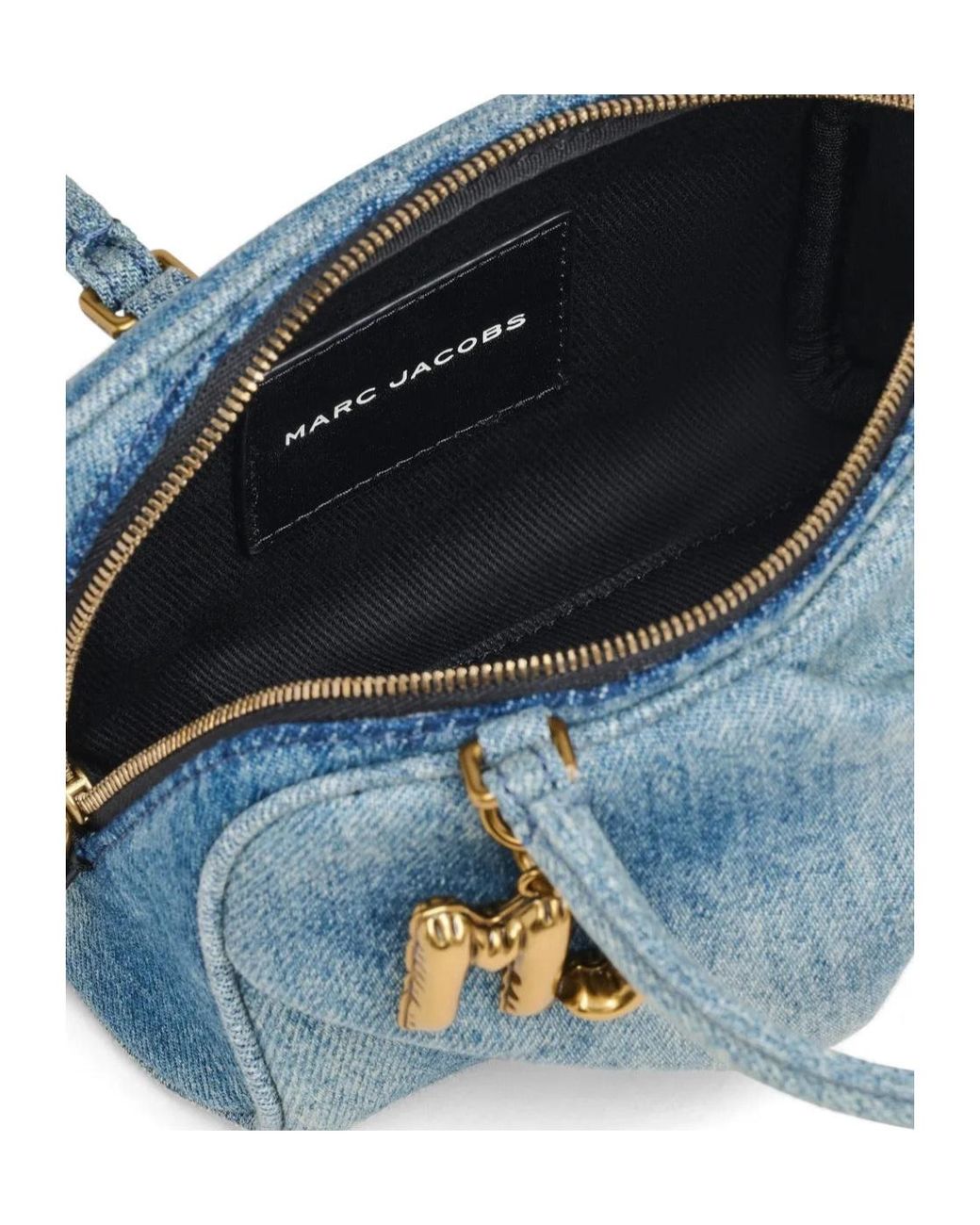 Marc Jacobs Blue Mini The Wave Denim Crossbody Bag