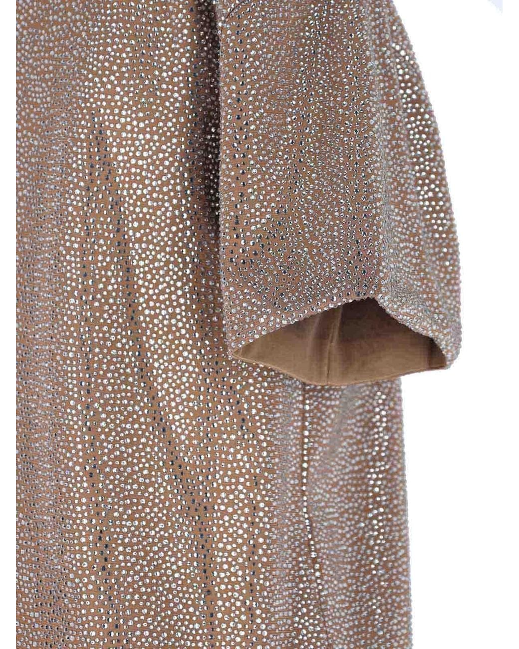GIUSEPPE DI MORABITO Multicolor Rhinestone Mini Dress