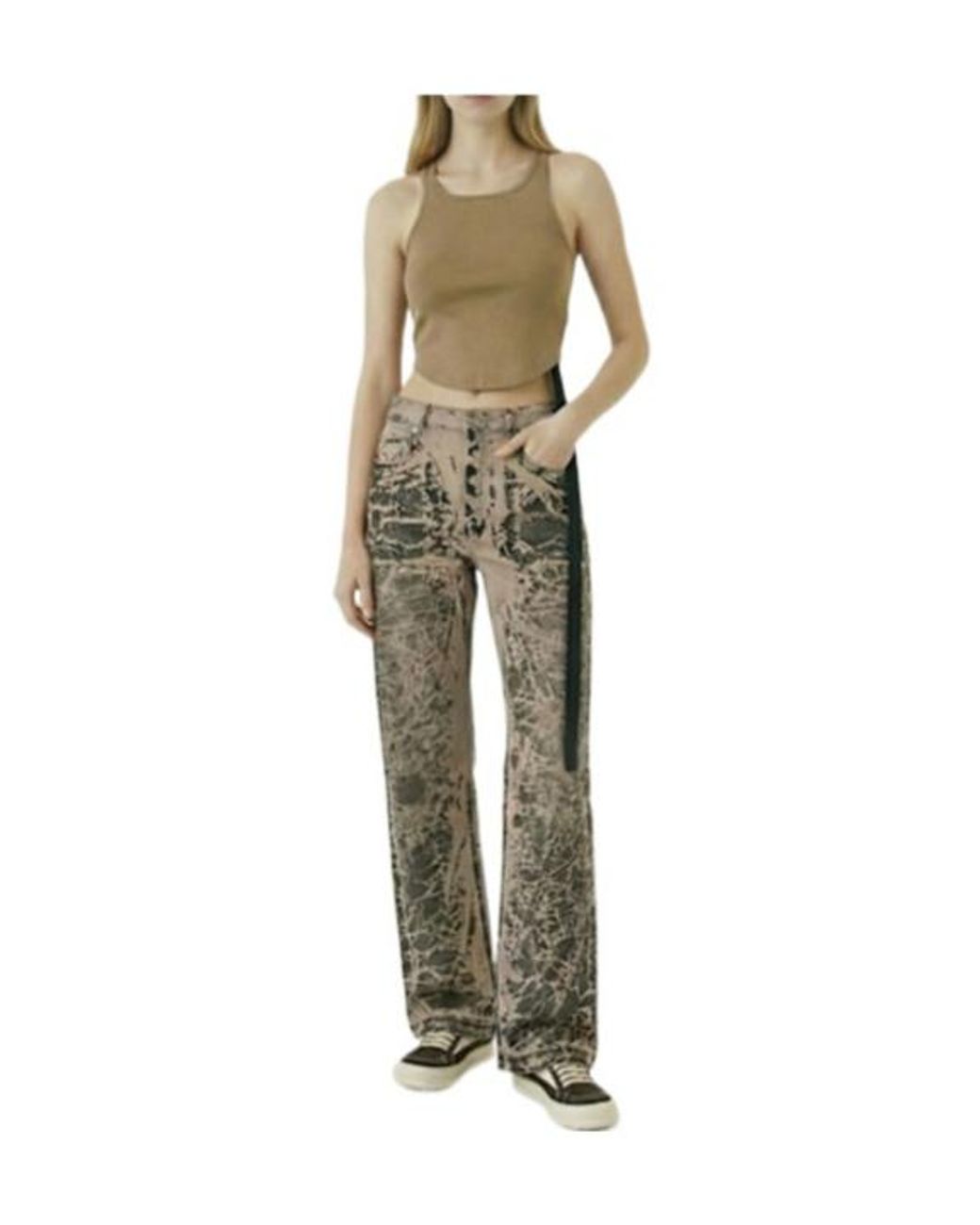 Rick Owens Gray Geth Denim Mid Rise Baggy Jeans