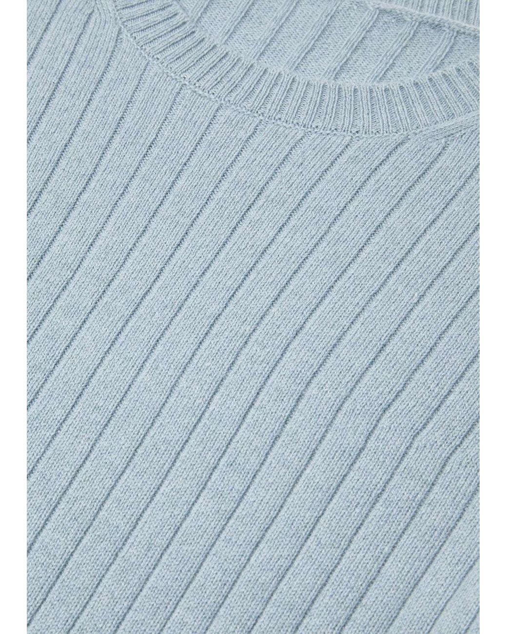 Loro Piana Blue Coste Crewneck