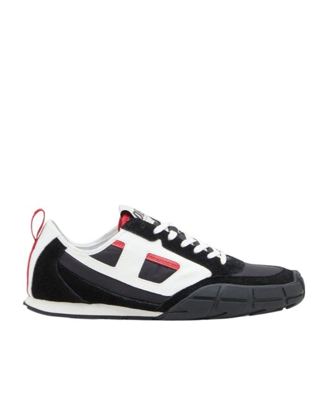 DIESEL Black Pagodha Panelled Sneakers for men