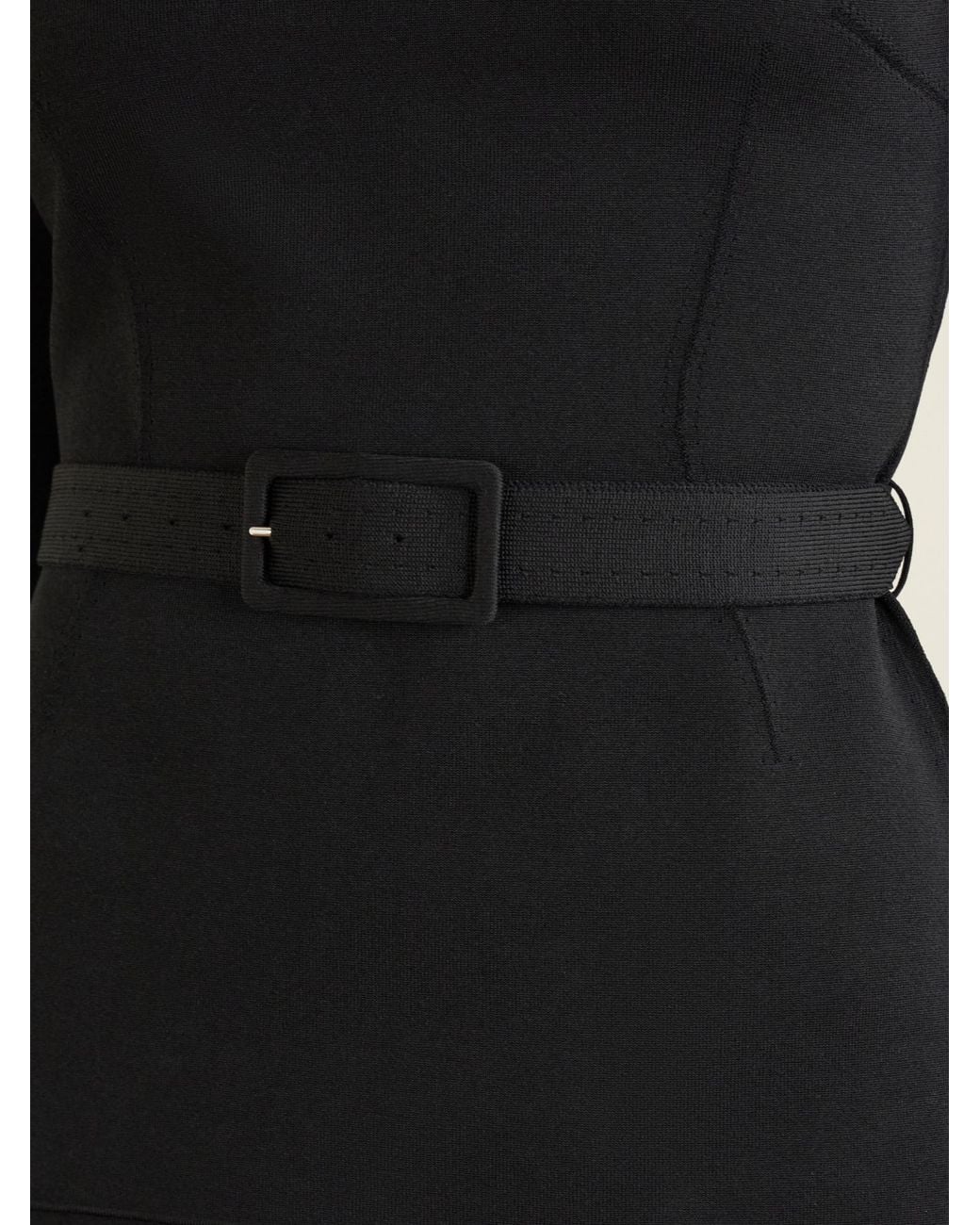 Tom Ford Black Long Sleeve Fitted Crewneck Pullover