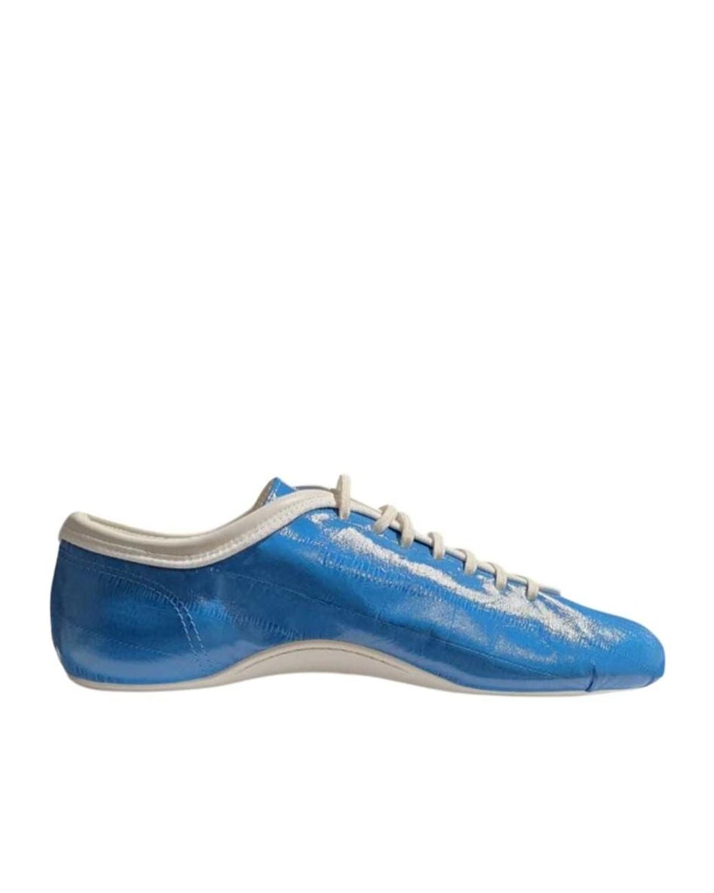 Dries Van Noten Blue Round-Toe Sneakers