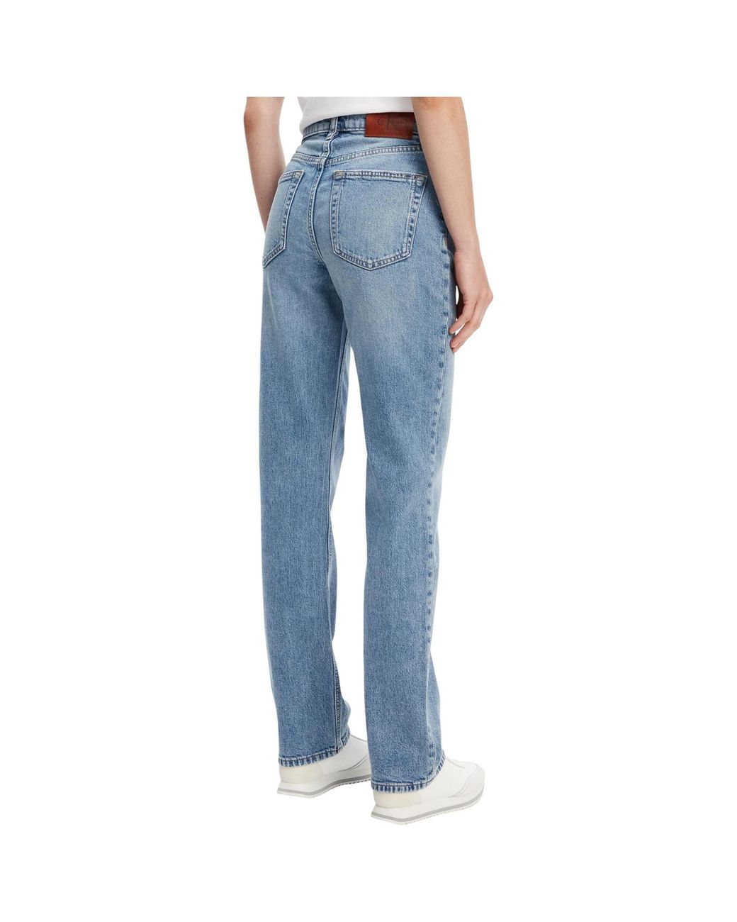 Calvin Klein Blue Straight-Leg Jeans