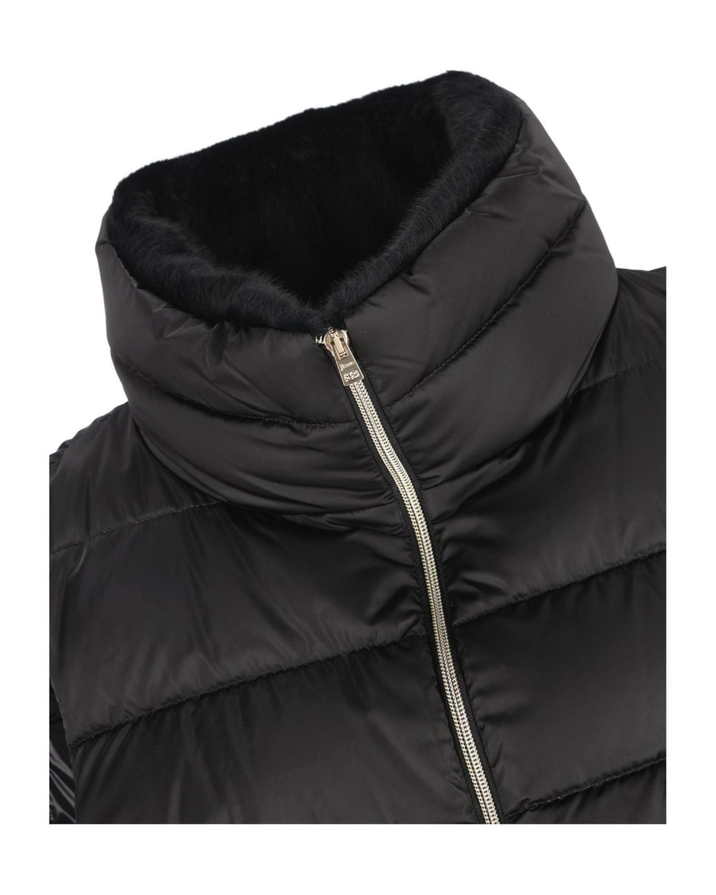 Herno Black Quilted High-Neck Gilet