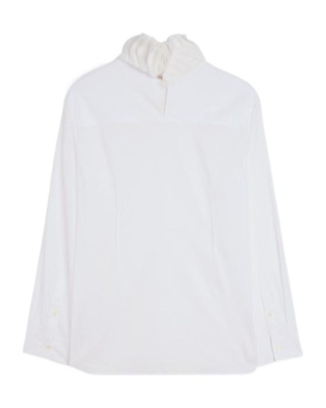 Jil Sander White Long-Sleeved Top