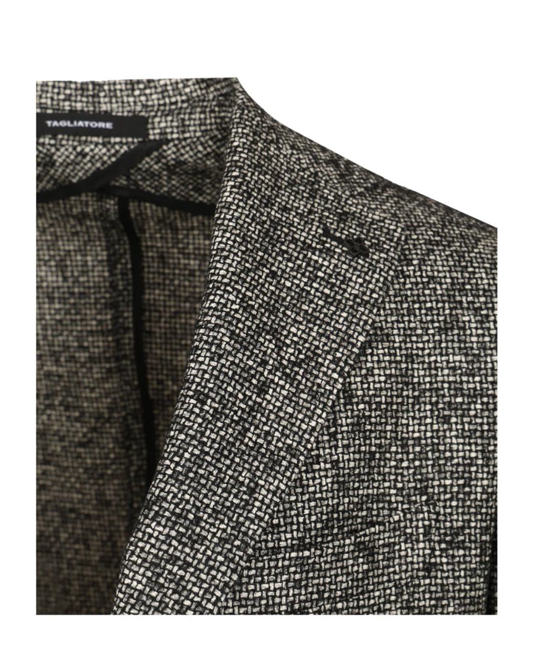 Tagliatore Gray Single-Breasted Tailored Blazer for men