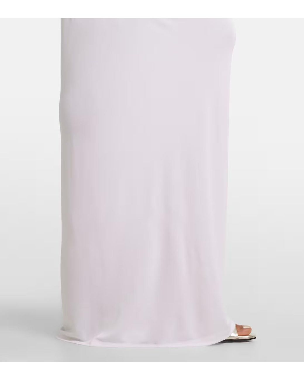 Christopher Esber White Salacia Ruched Maxi Dress