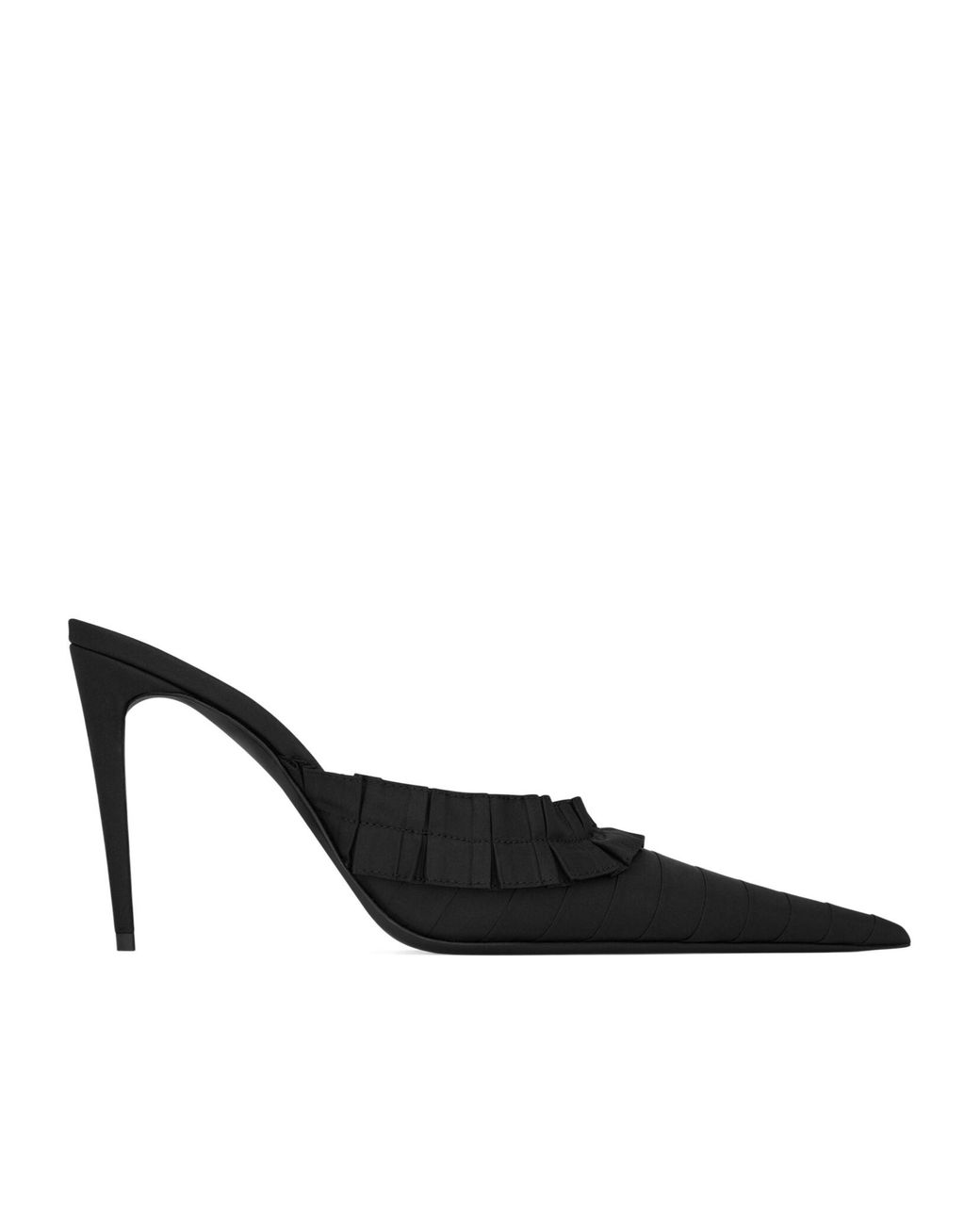 Saint Laurent Black Madeleine High Heel Sandals
