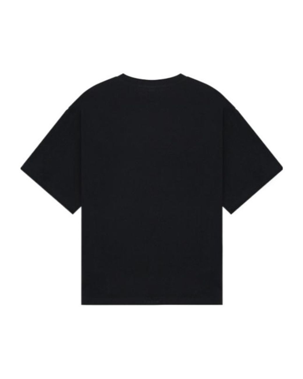 we11done Black Patchwork T-Shirt for men