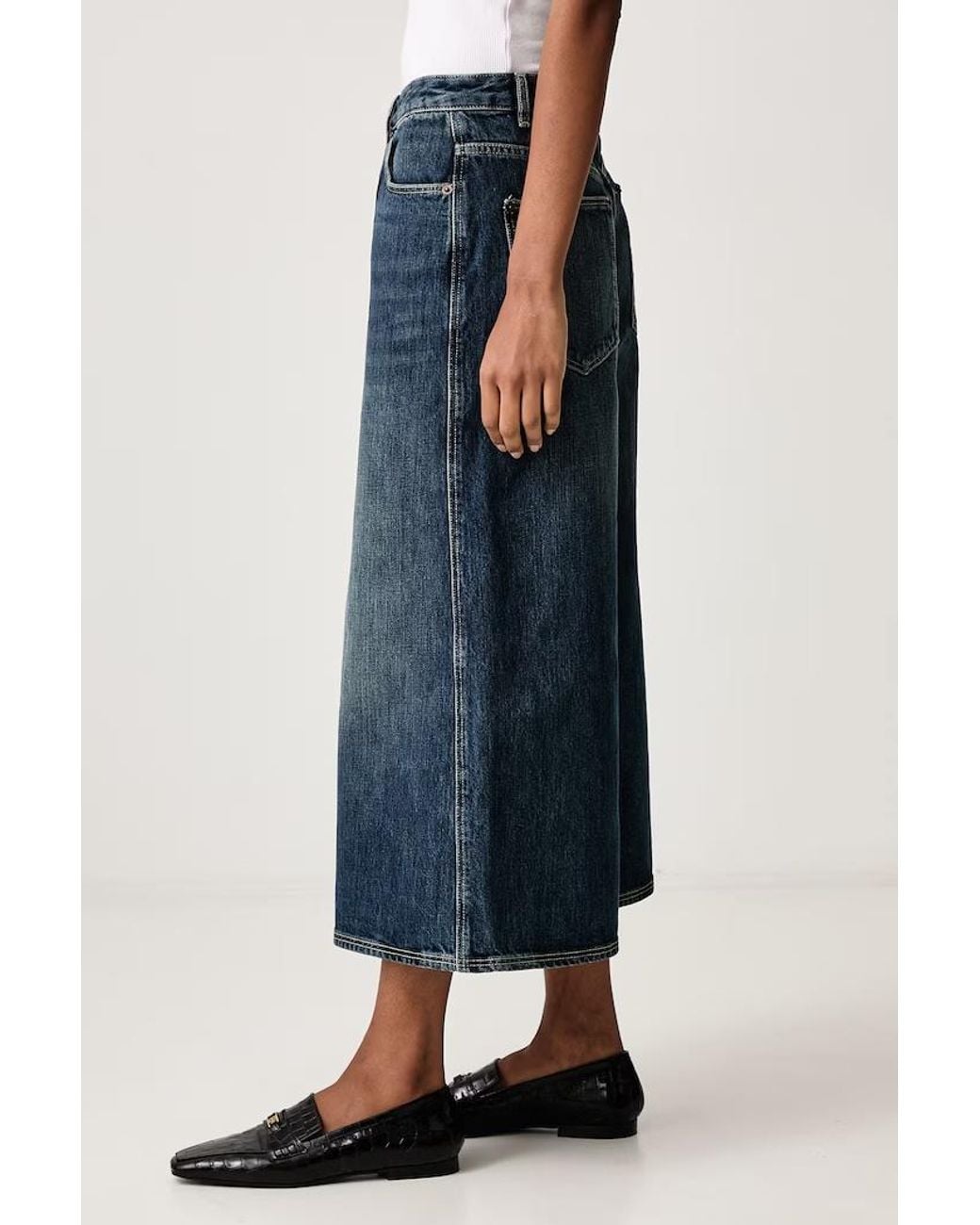 Soeur Blue Wide-Leg Jeans
