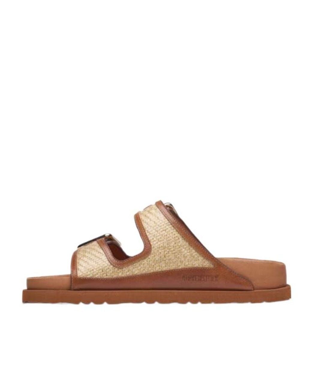 Birkenstock Brown Arizona Buckled Flat Sandals