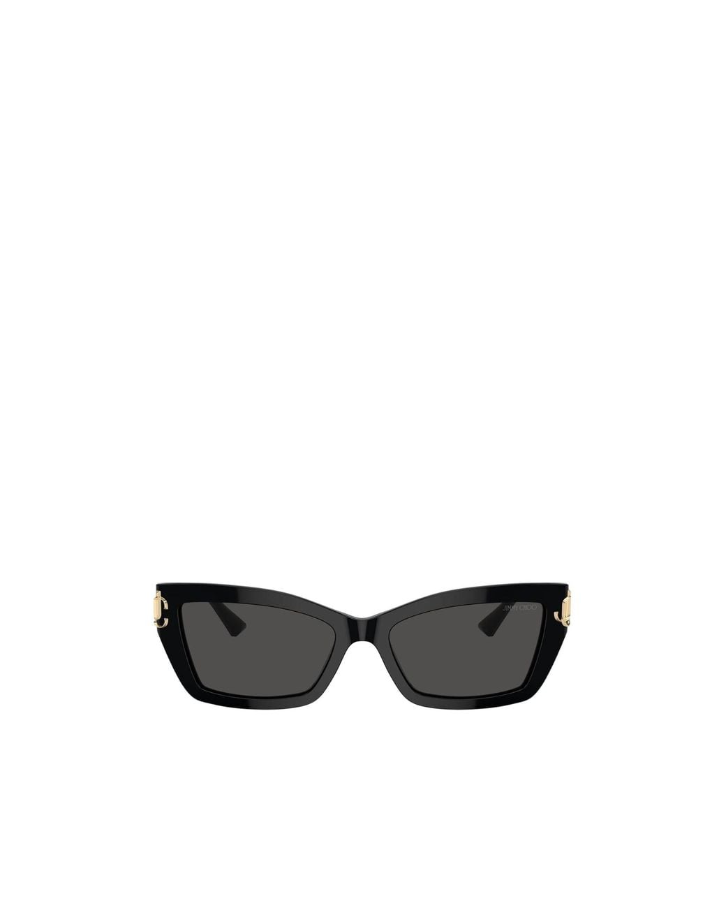 Jimmy Choo Black Eyewear Rectangle Frame Sunglasses