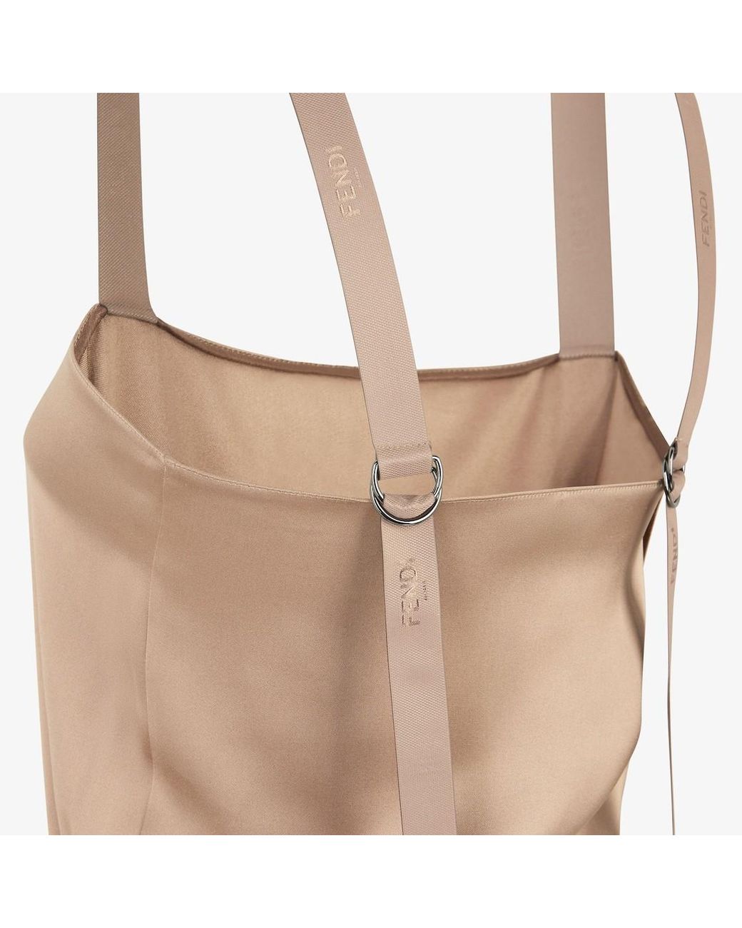 Fendi Natural Silk Long Dress