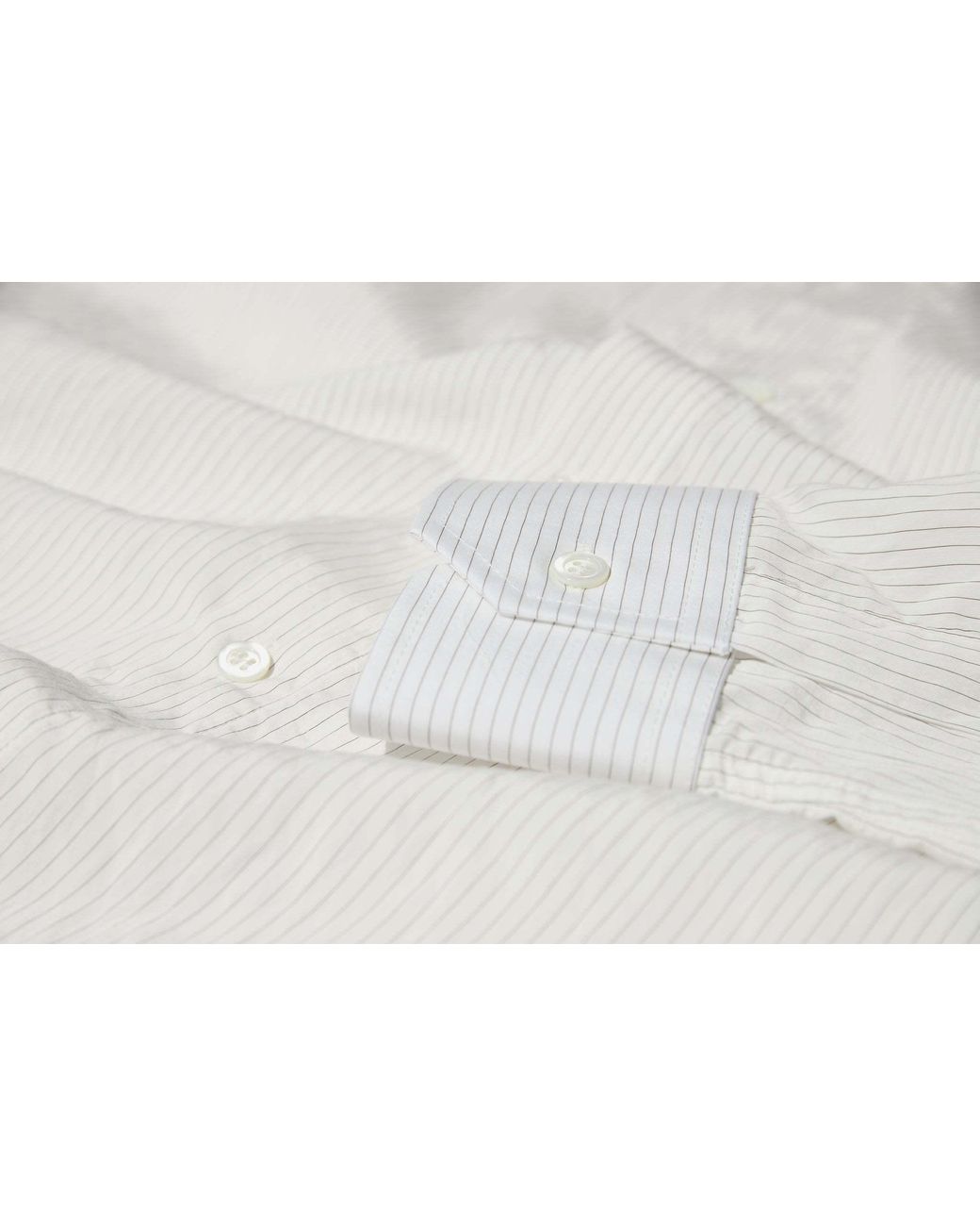 Barena White Pinstripe-Pattern Shirt for men