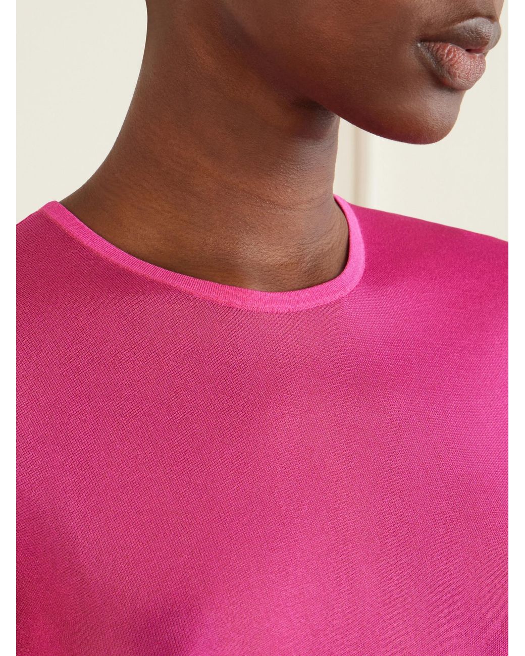 Leset Pink Jack Knitted T-Shirt