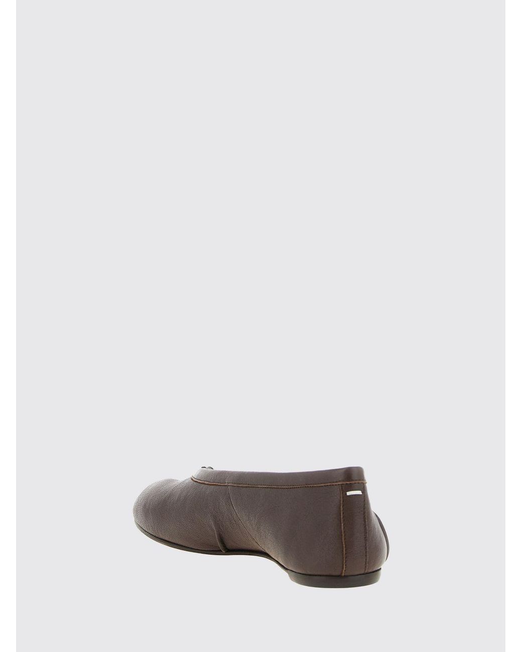 Maison Margiela Brown Tabi Ballet Flats