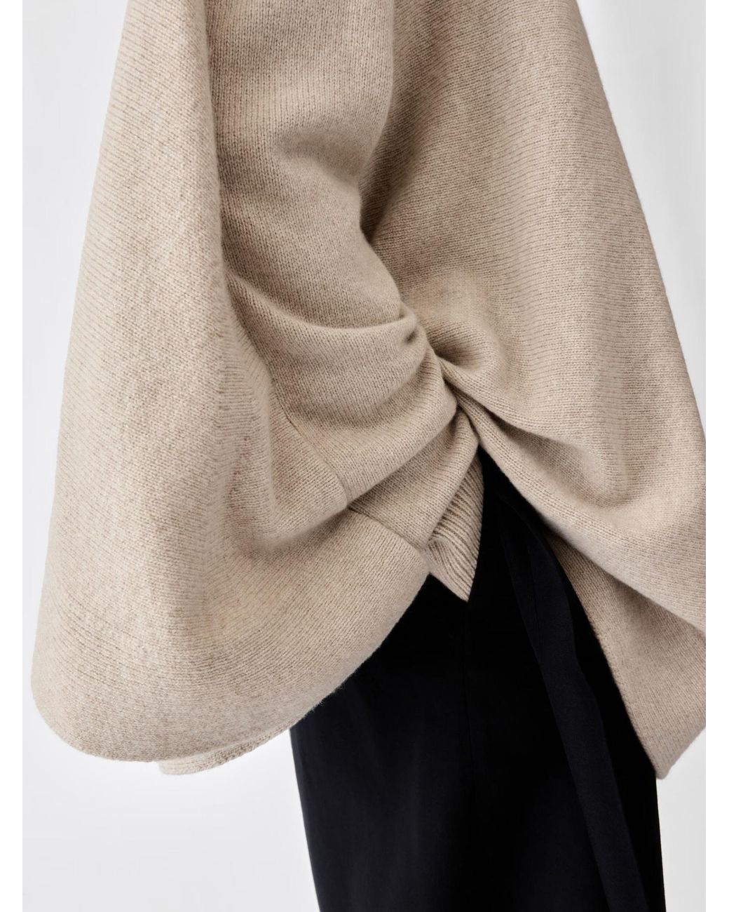 Jacquemus Natural The Fiocco Turtleneck Jumper