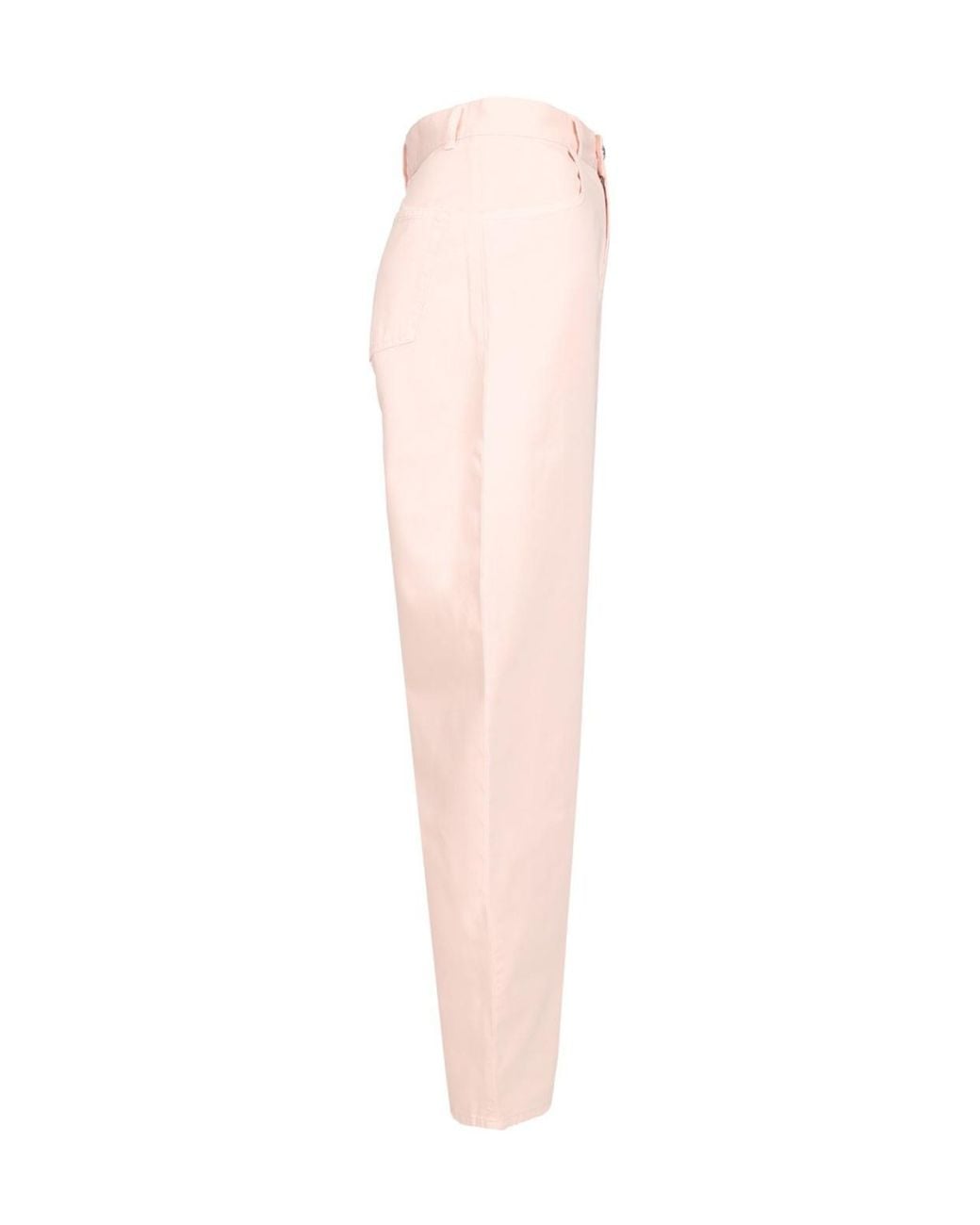 Alaïa White Alaïa High-Rise Wide-Leg Pants