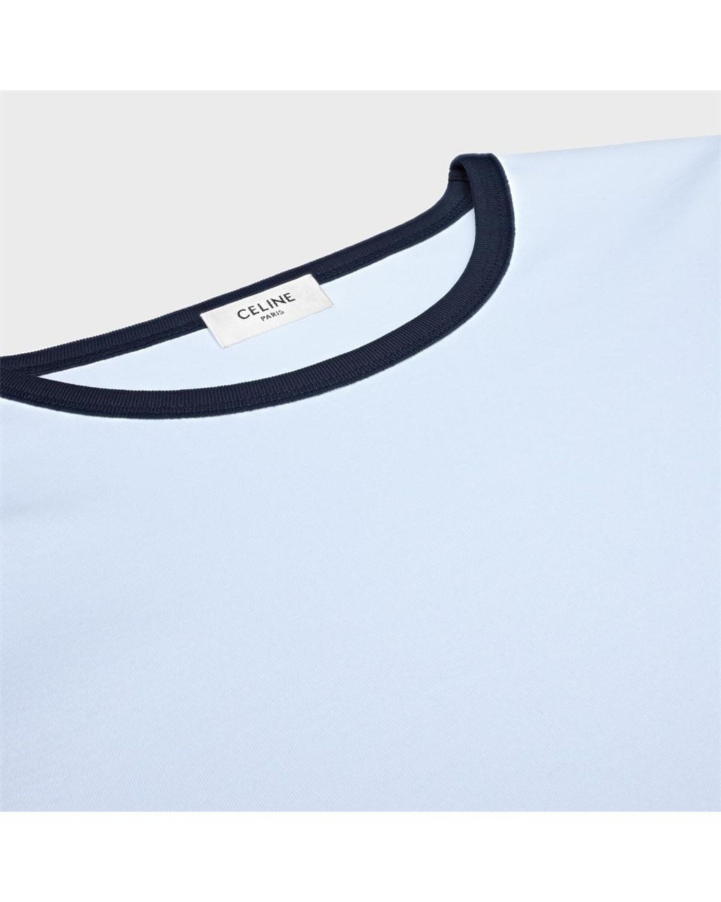 Céline Blue 70's Triomphe T-Shirt