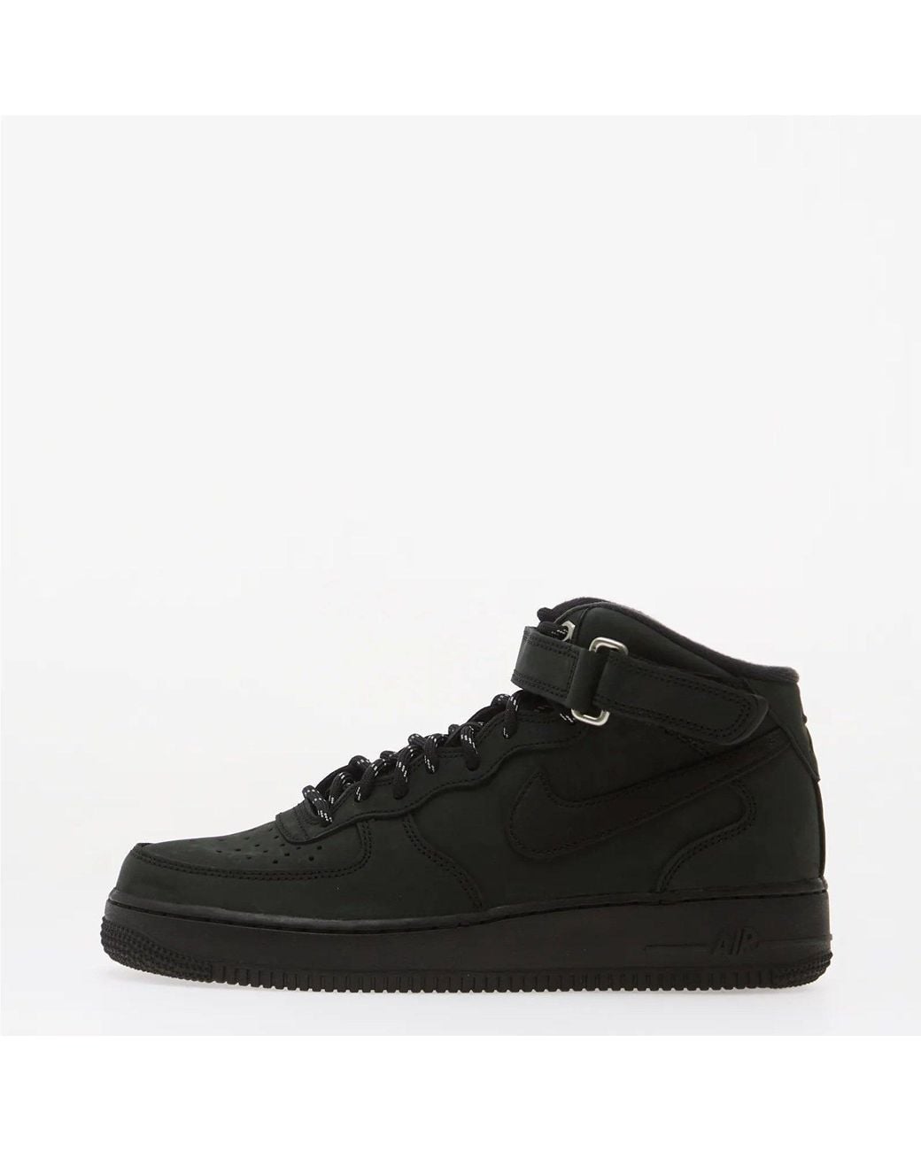 Nike Black Mid-Top Sneakers for men