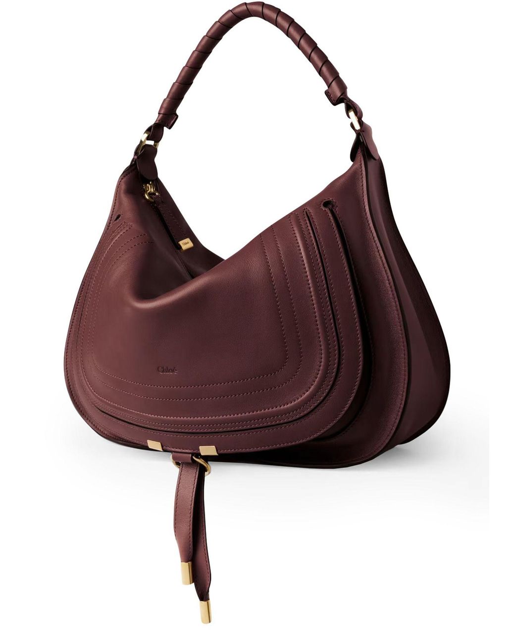 Chloé Red Leather Underarm Bag