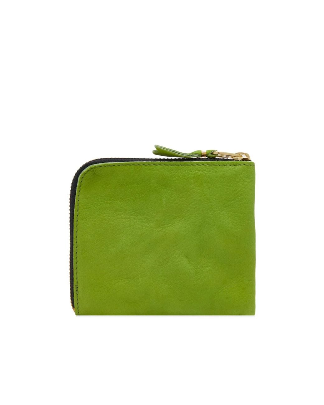 Comme des Garçons Green Zip Wallet for men