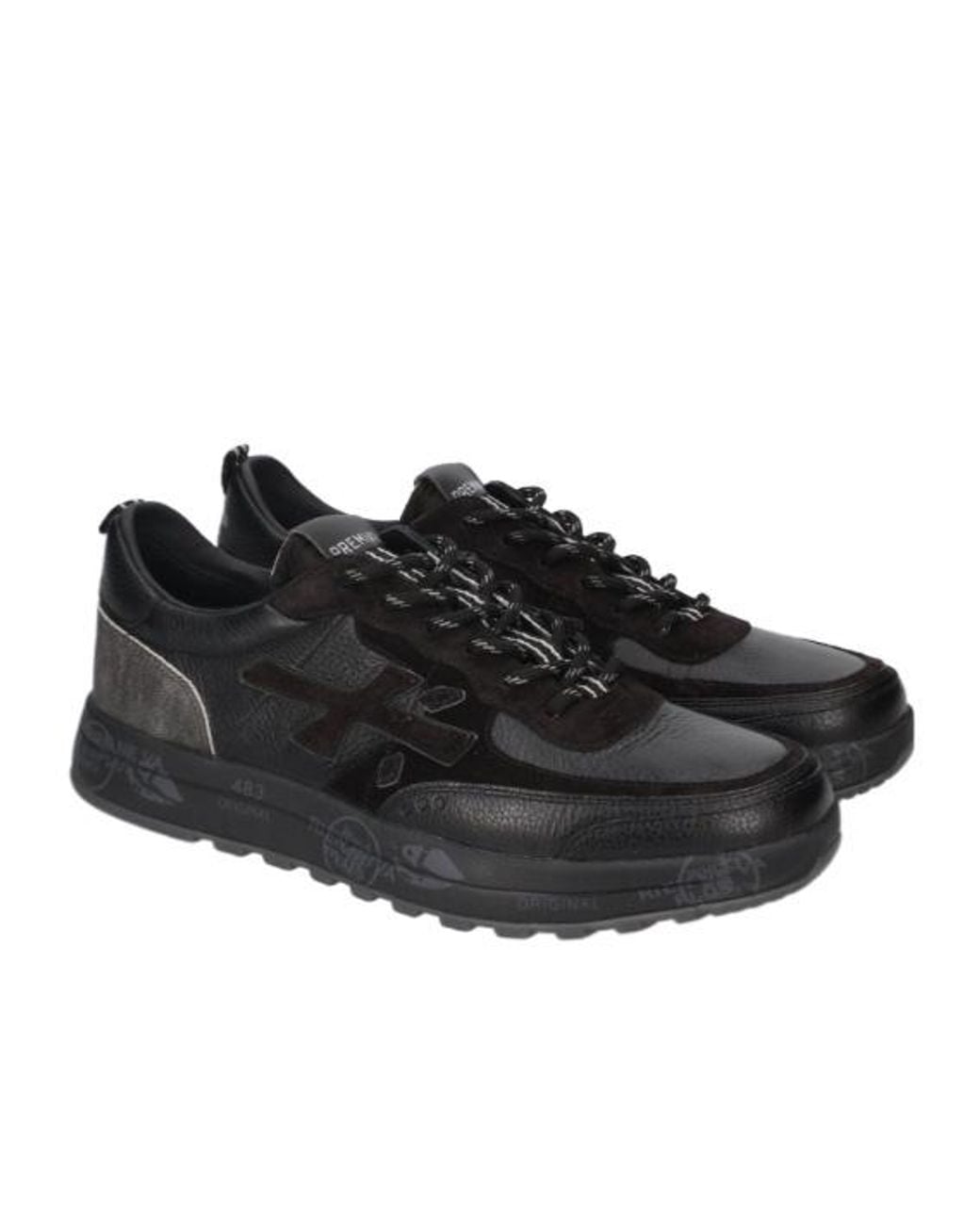 Premiata Black Sneakers for men
