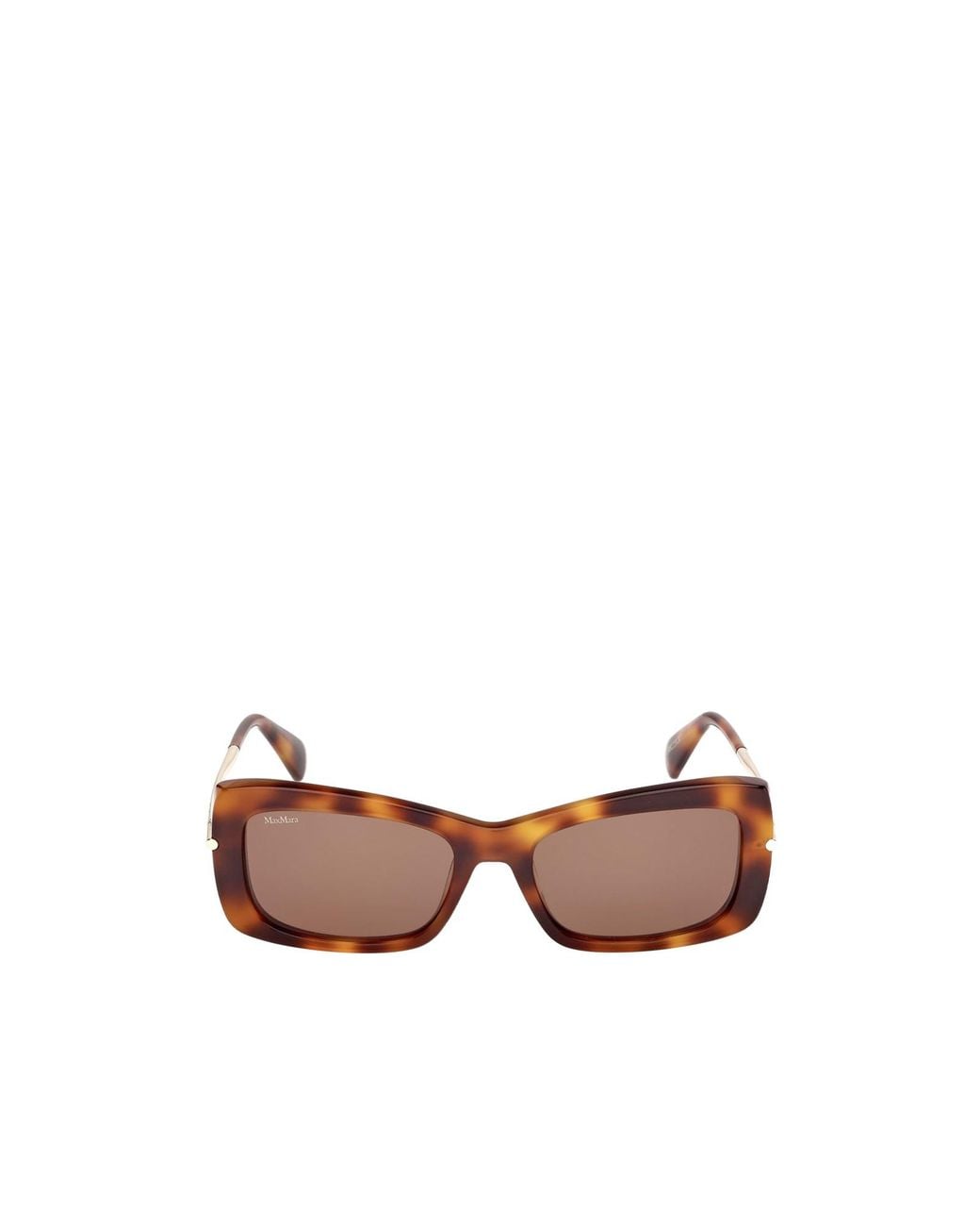 Max Mara Pink Rectangular Frame Sunglasses