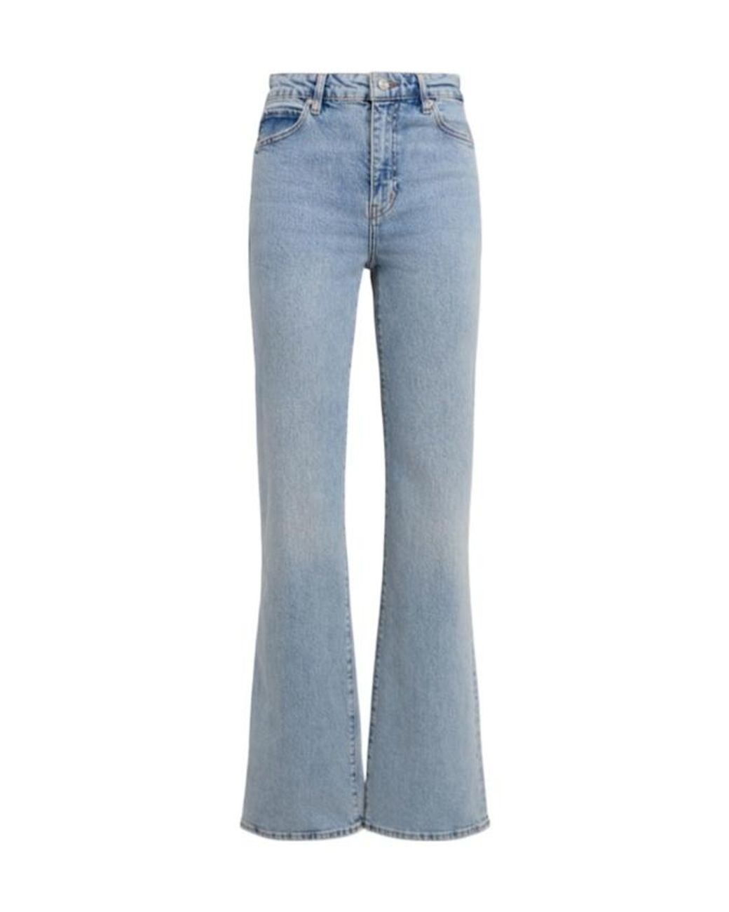 FRAME Blue The Arrow Cotton High Rise Jeans