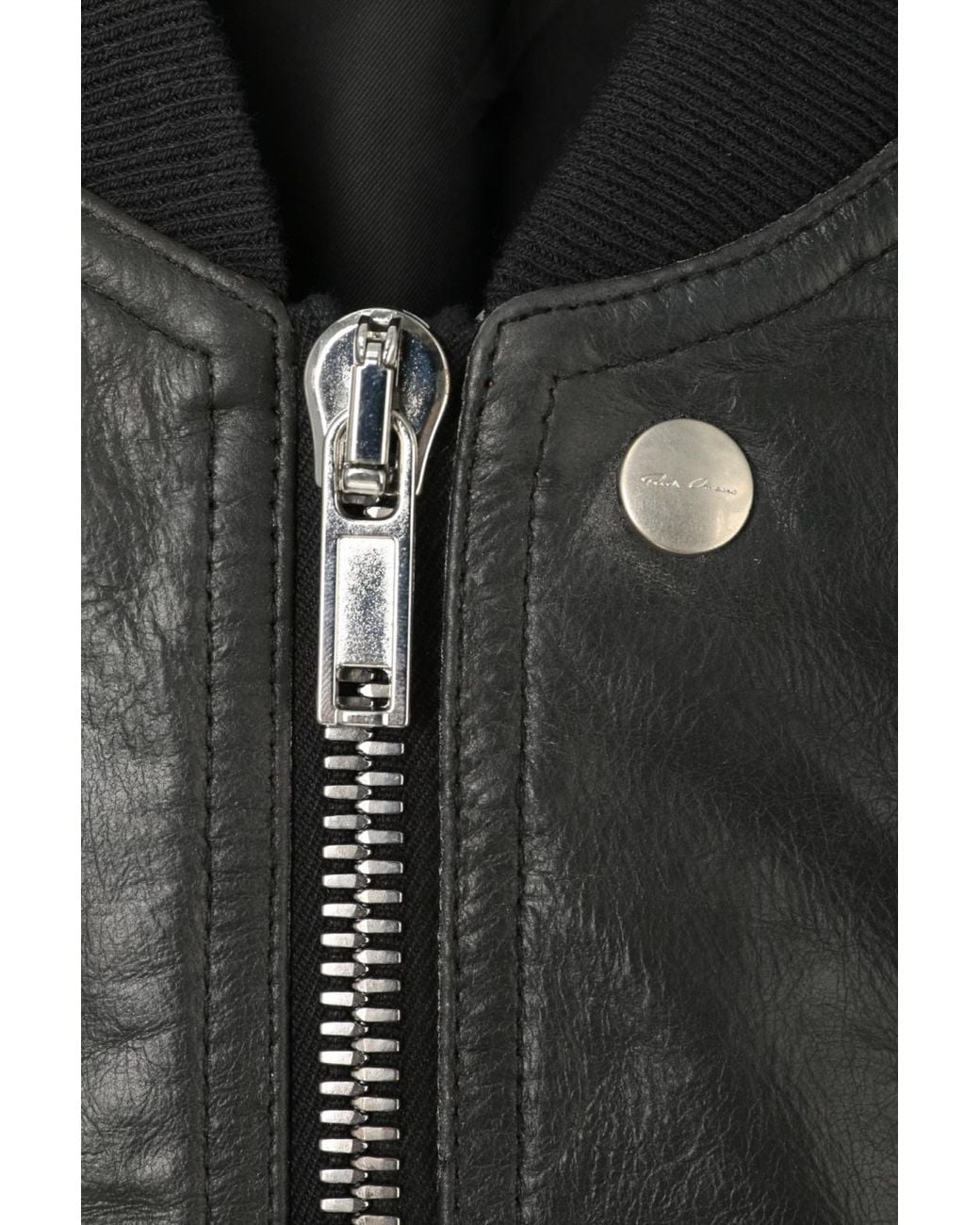 Rick Owens Black Zipped Jacket for men