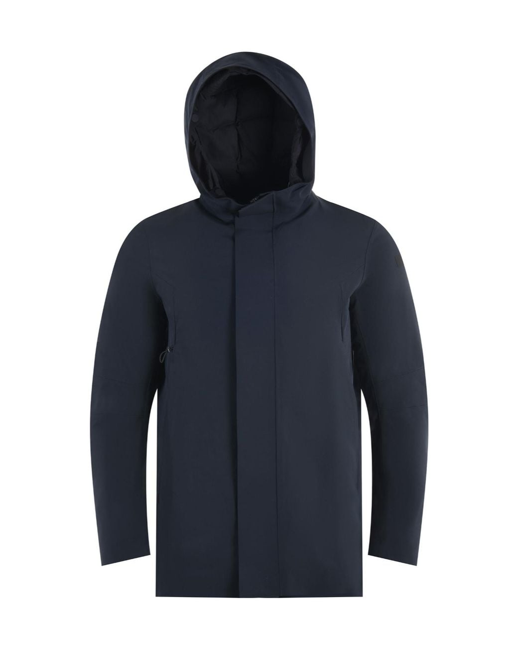 Rrd Blue Color Detachable Hooded Coat for men