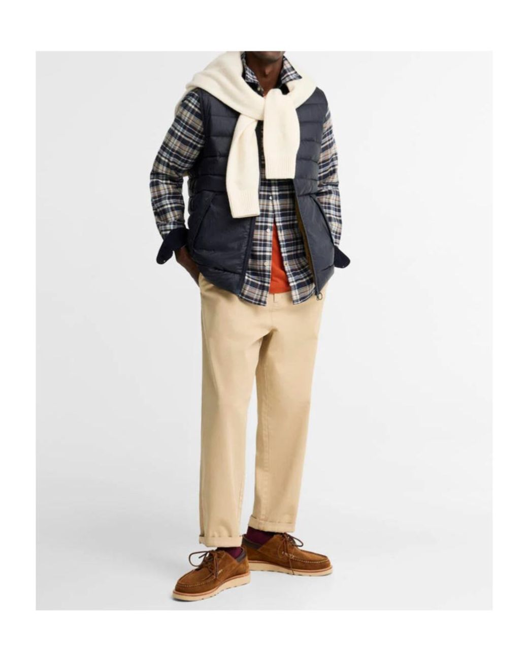 Barbour Blue Check-Pattern Button-Down Shirt for men