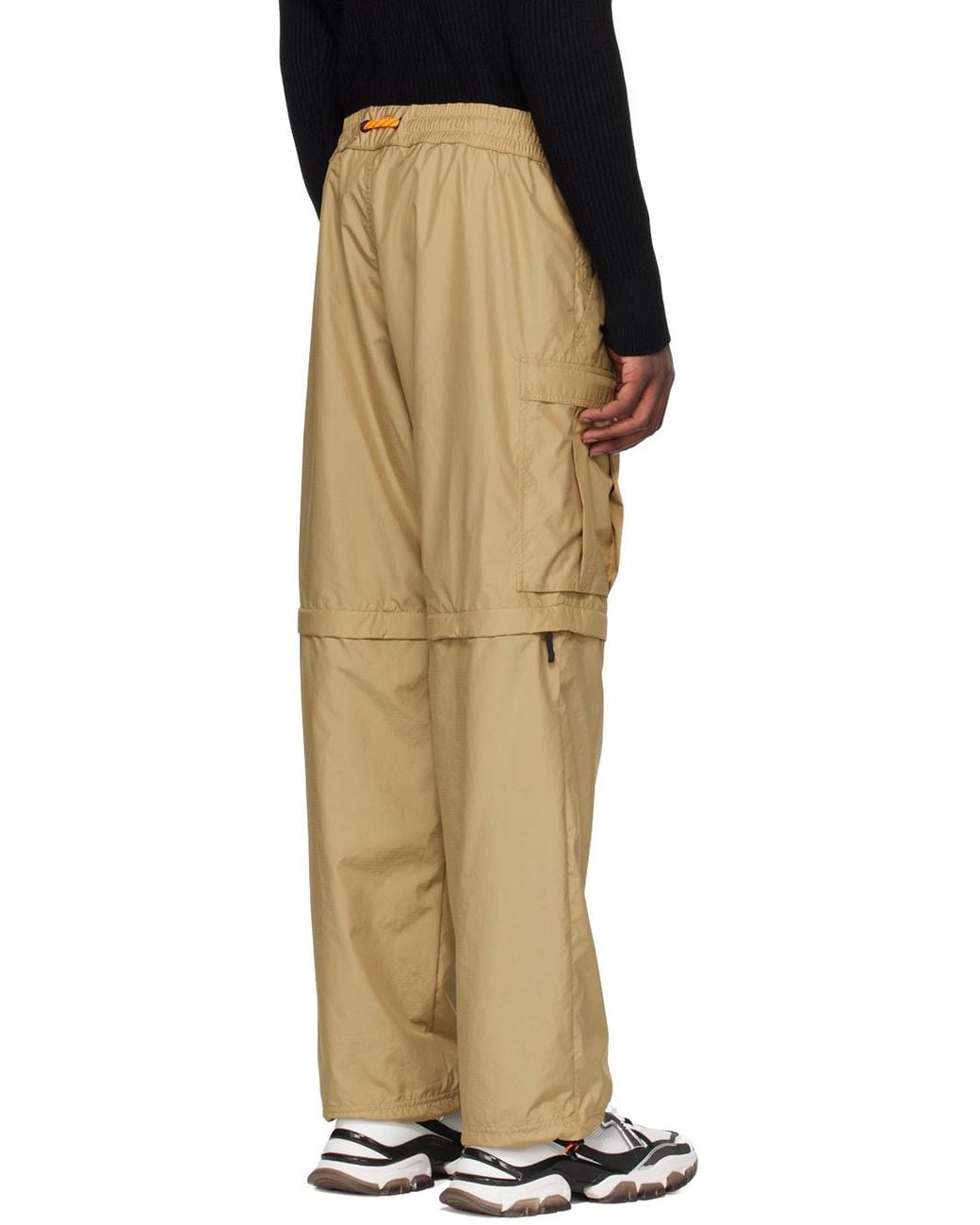 Moncler Natural Cargo Trousers for men