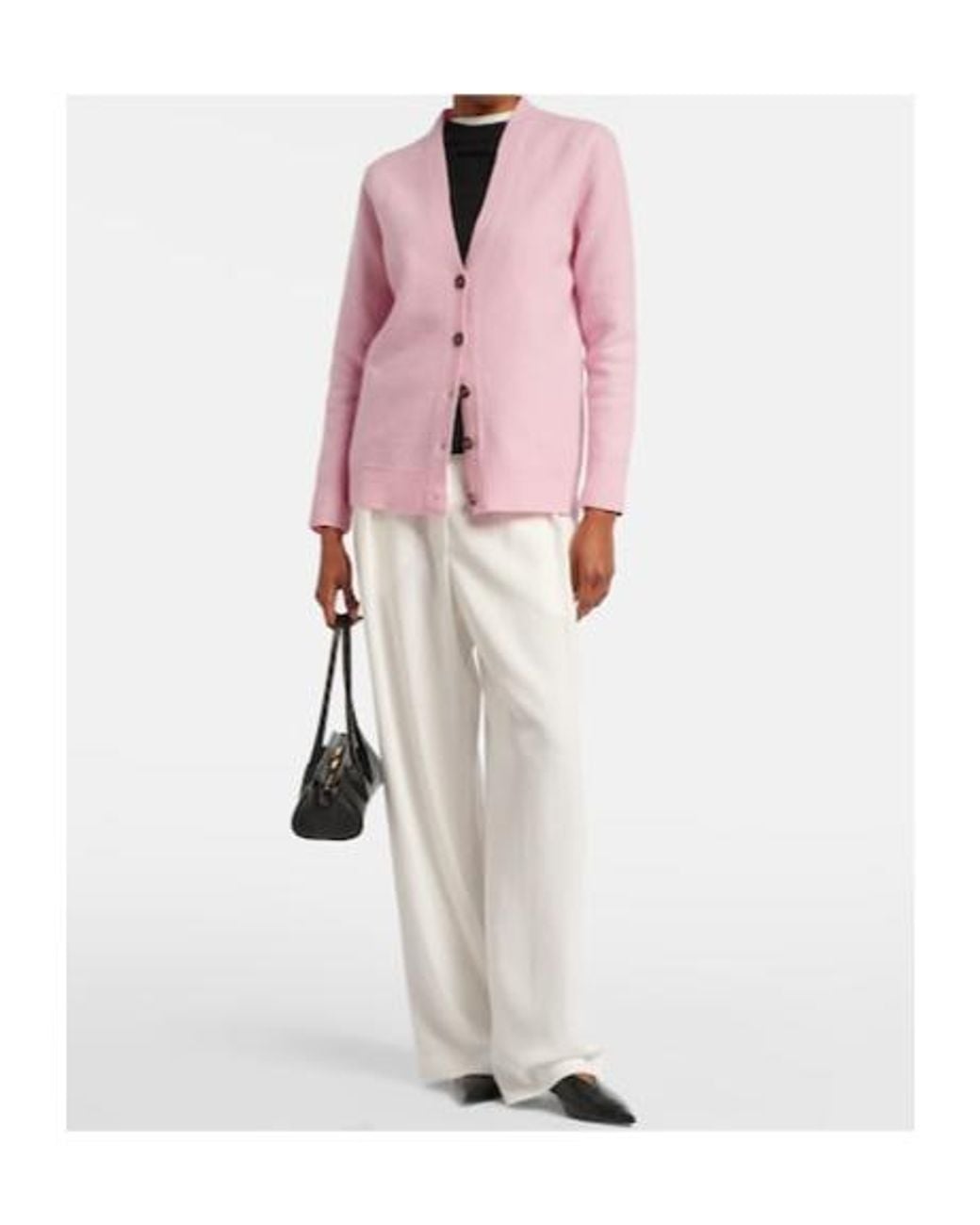 Jil Sander White Wide-Leg Pants