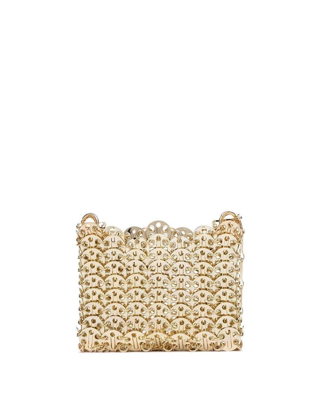 Rabanne Natural Logo Shoulder Bag