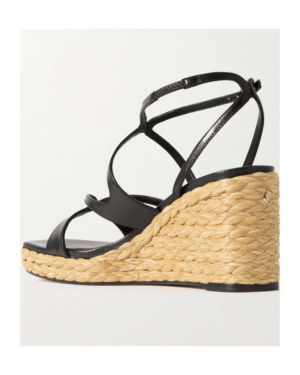 Jimmy Choo Metallic Ayla Square-Toe Heeled Sandals