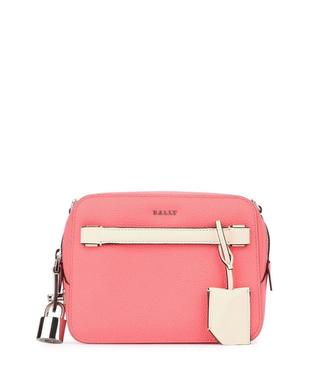 Bally Pink Logo Handbag