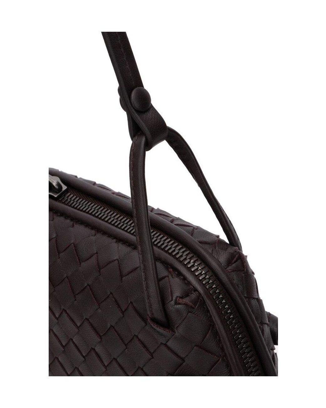 Bottega Veneta Black Woven Crossbody Bag